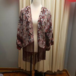 Hint of Mint Open Top Kimono Large